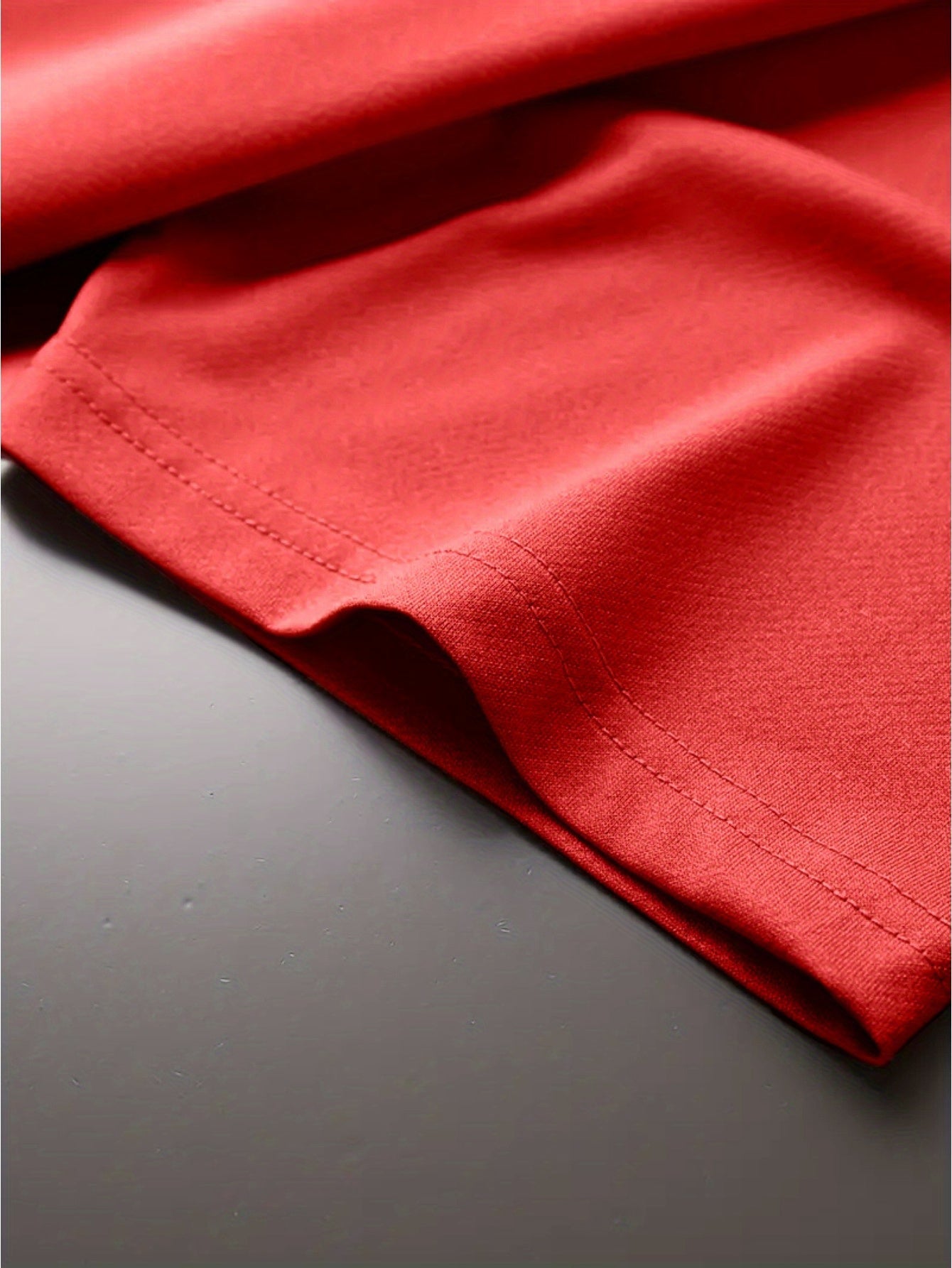 Men's Summer Print T-Shirt Crew Neck Short Sleeve Polyester Knit Casual Regular Fit