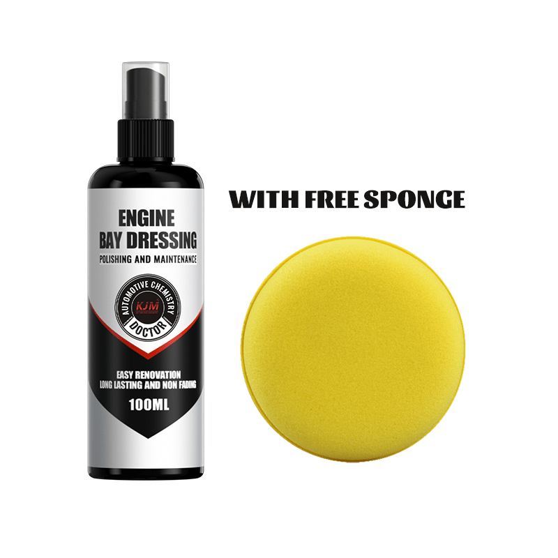 Restoración de brillo y protección de goma y plástico exterior del motor de coche universal
