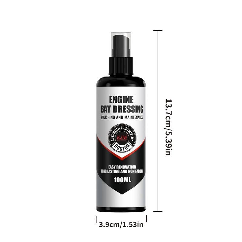 Restoración de brillo y protección de goma y plástico exterior del motor de coche universal