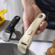 Removable Silicone Rubber Cookware Handle Heat-Resistant Anti-Scald Pan Grip for Pots and Pans