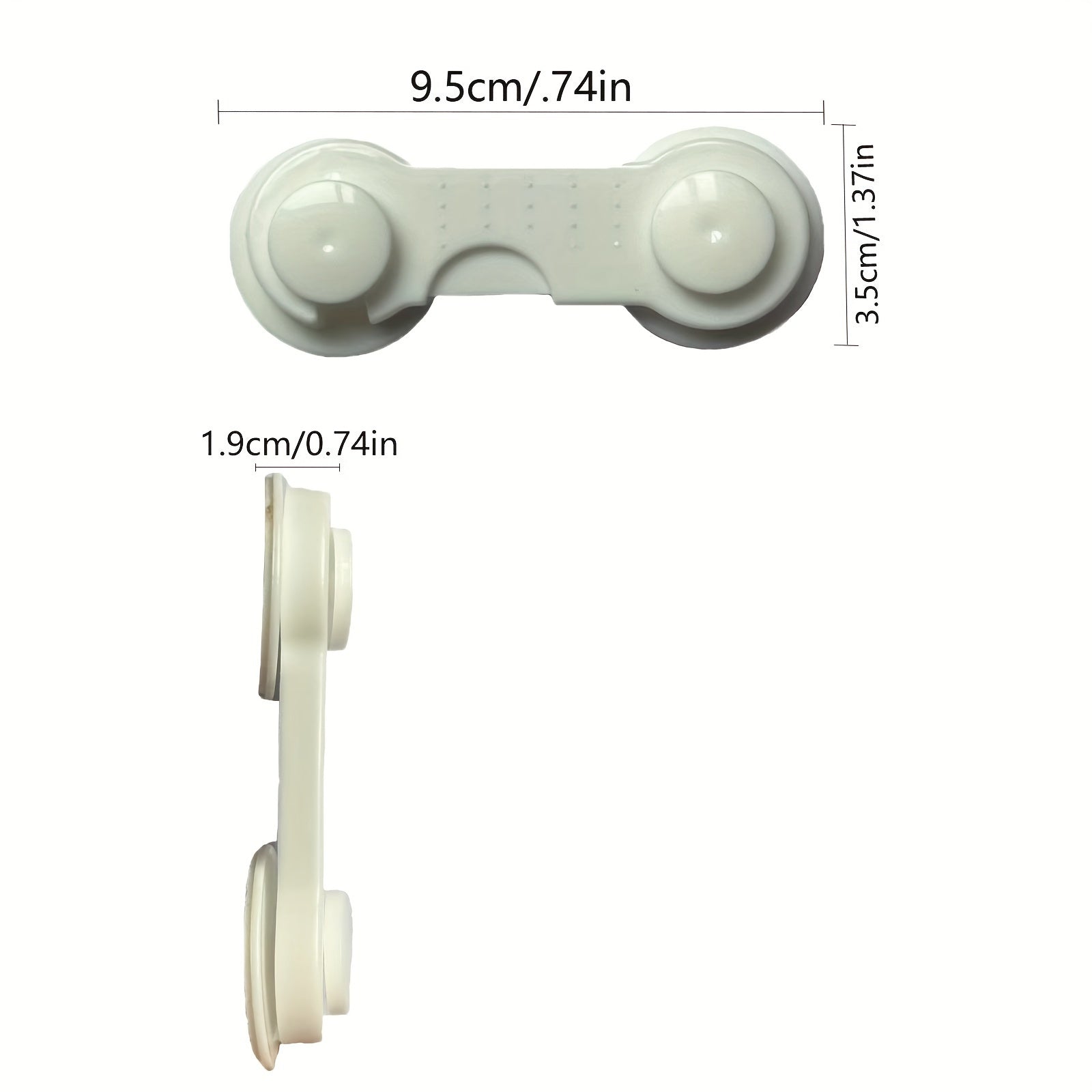 Security Lock Set for Drawers Cabinets and Doors 5-Pack