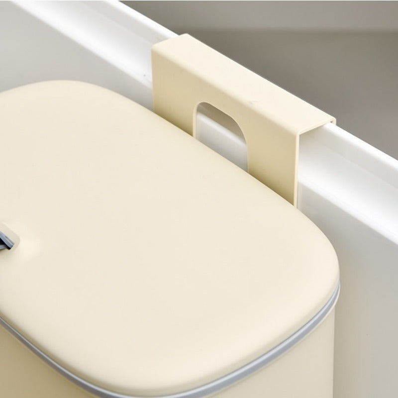 8L 12L devor bilan o'rnatiladigan oshxona axlat qutisi, slayd qopqog'i bilan, batareyasiz