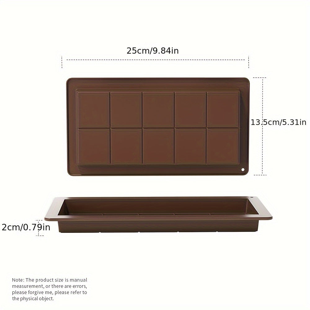 Silicone Chocolate Mold for Protein Bars and Candies, Latex-Free, Easy Release