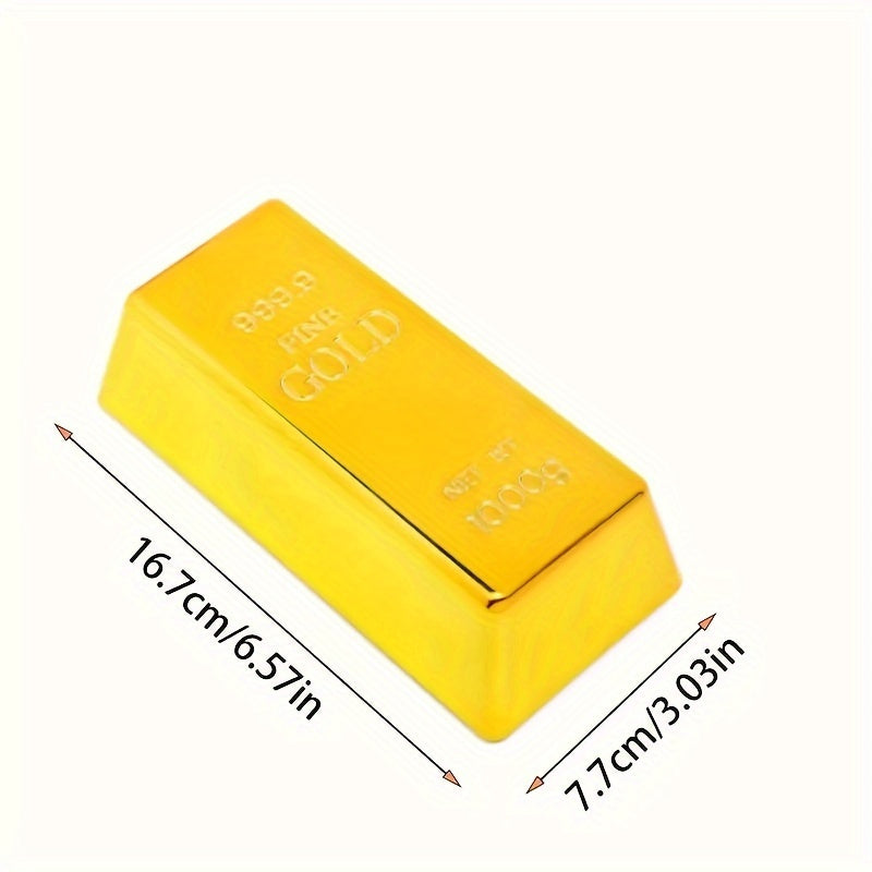 Quvvat manbaisiz yoki parrandalarsiz oltin tayoqning nusxasi, yengil porloq g'ishtlardan tayyorlangan. Sahna, qaroqchilar kostyumlari, tadbirlar va partiyalar uchun ideal.