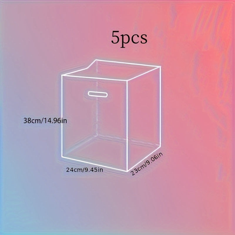 Transparent Cake Gift Bags Set of 5 for Desserts Snacks and Bread