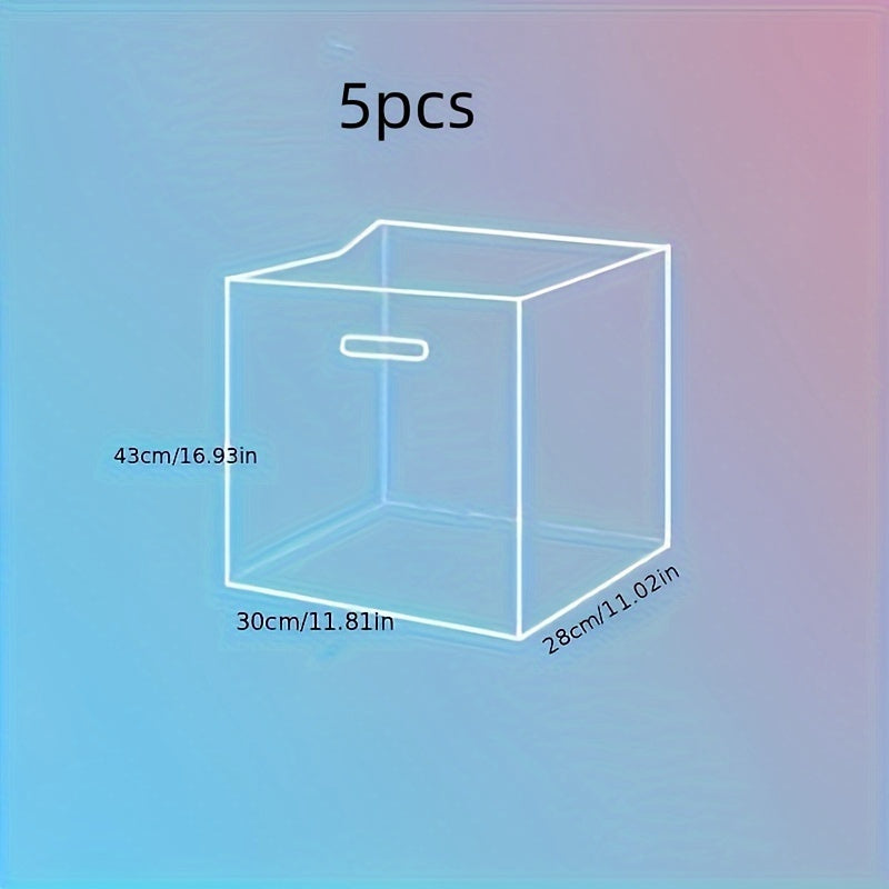 Transparent Cake Gift Bags Set of 5 for Desserts Snacks and Bread