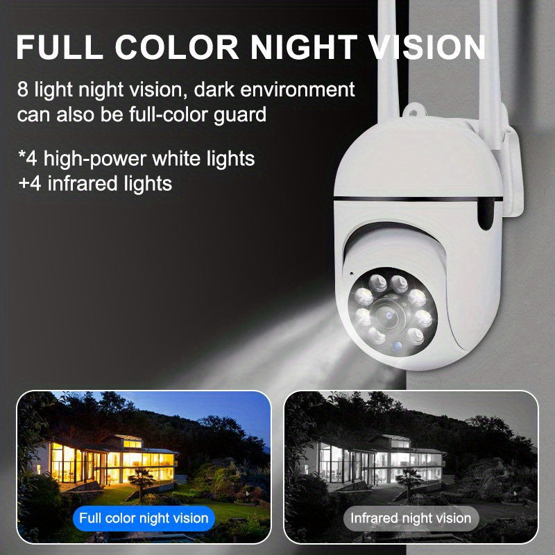 Smart Security Camera 3MP WiFi Auto-Tracking Night Vision Two-Way Audio