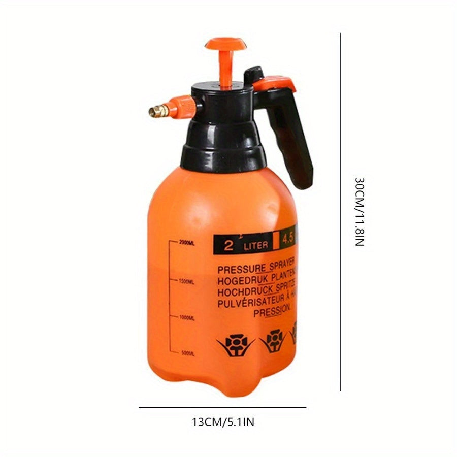 High-Pressure Manual Sprayer for Car Cleaning Garden Watering and Plant Care 0.8L 1.5L 2L 3L