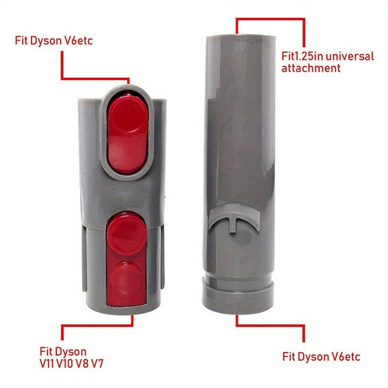 2 ta vakuum tozalagich ulanishi to'plami, V15 V12 V11 V10 V8 V7 V6 Outsize modellari uchun mos keladi, plastik pol ulanishi konvertori o'z ichiga oladi