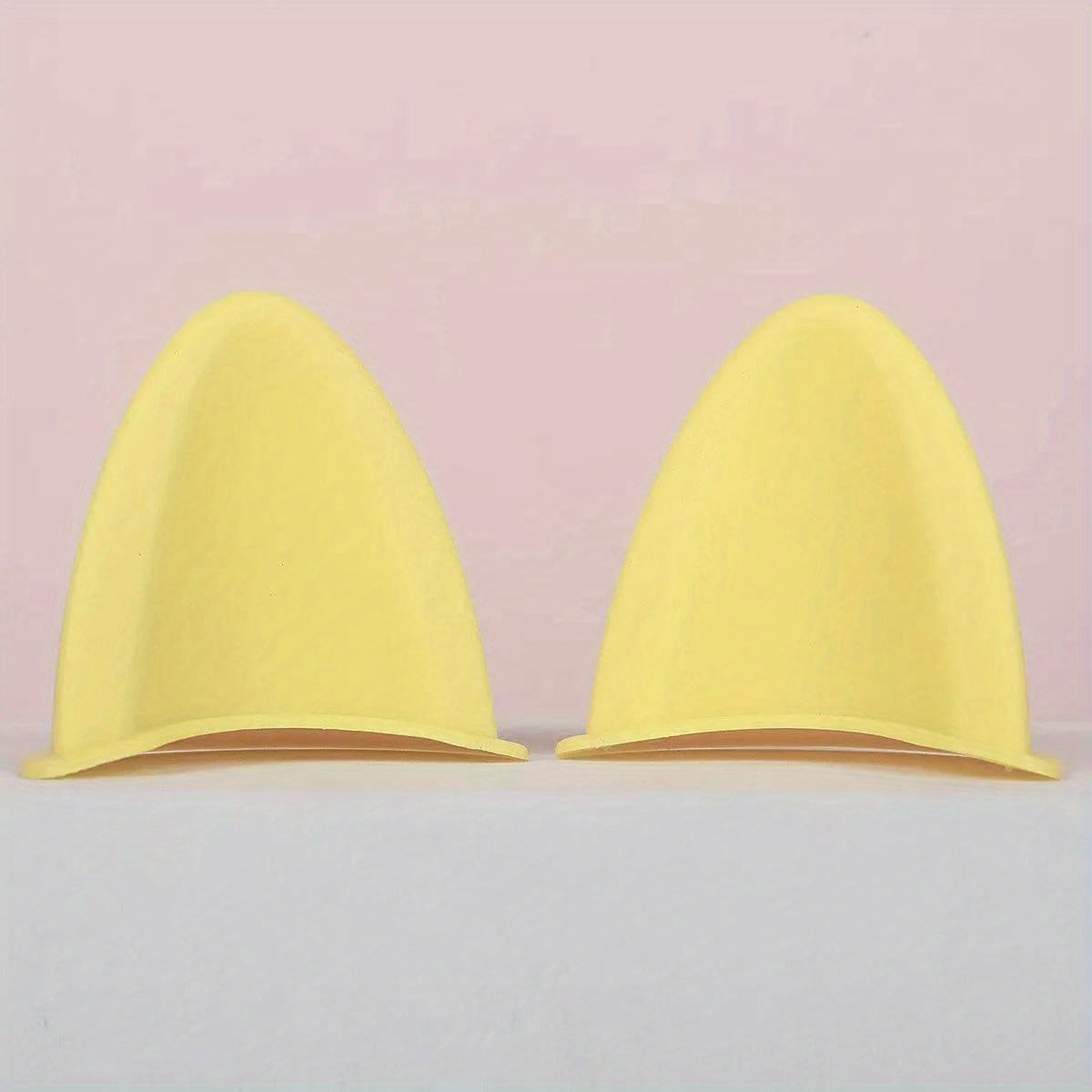 2PCS Cat Ear Helmet Accessories Removable Plastic Stickers for Motorcycle Helmets