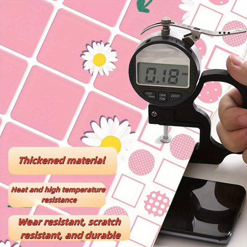 Основной набор инструментов и гаджетов: самоклеящаяся, водонепроницаемая и термостойкая PET-защитная наклейка для кухни для легкой очистки и долговечности на плите, шкафу и плиточных поверхностях - идеально подходит для зон без контакта с пищей