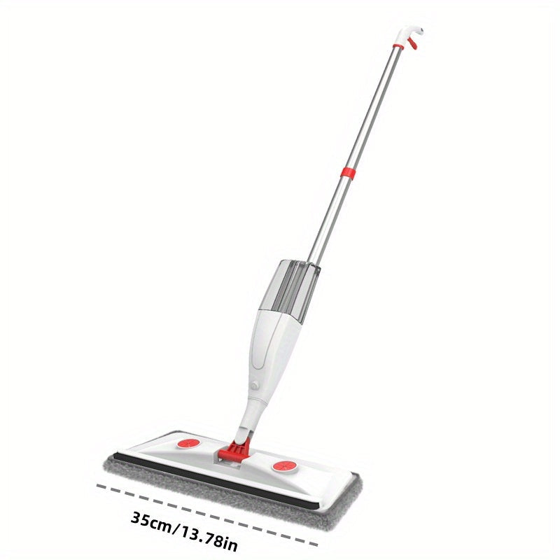 Spray Mop with Built-In Scraper for Windows and Floors, Spacious Capacity