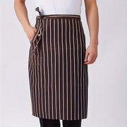 Black Canvas Chef Apron with Pockets, Adjustable, Oil and Stain Resistant