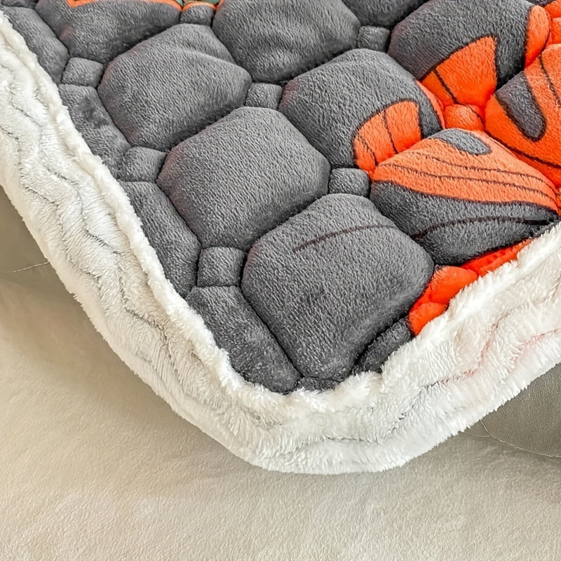 Light Beige Milk Velvet Mattress Topper Soft Plush Breathable Machine Washable for Home Dorm