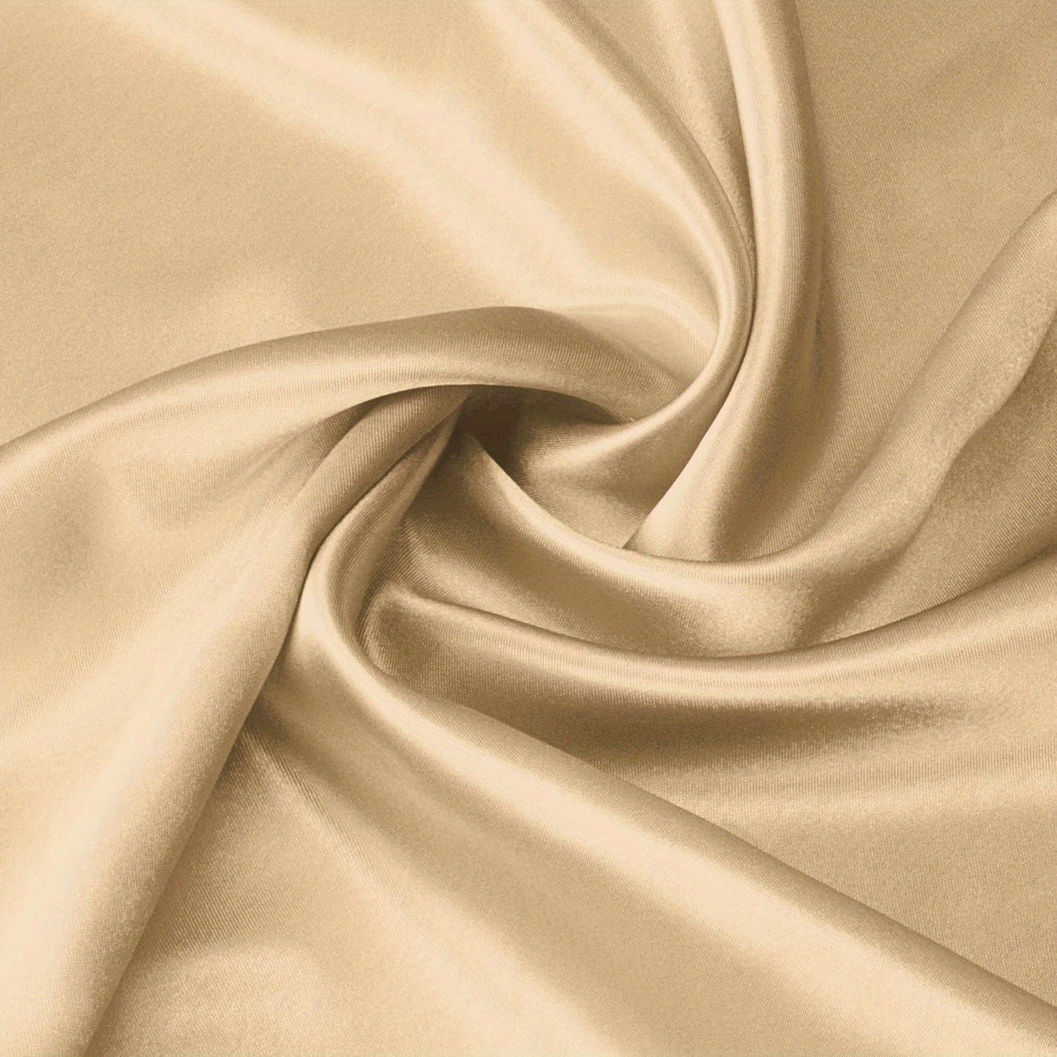 Silk-Like Satin Pillowcase Cooling Polyester Lightweight No-Print Gift
