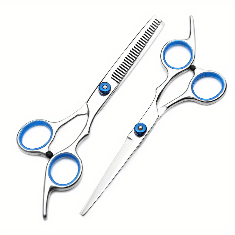 2pc Hairdressing Scissors Set 15.24cm Stainless Steel Ergonomic Sharp Blades