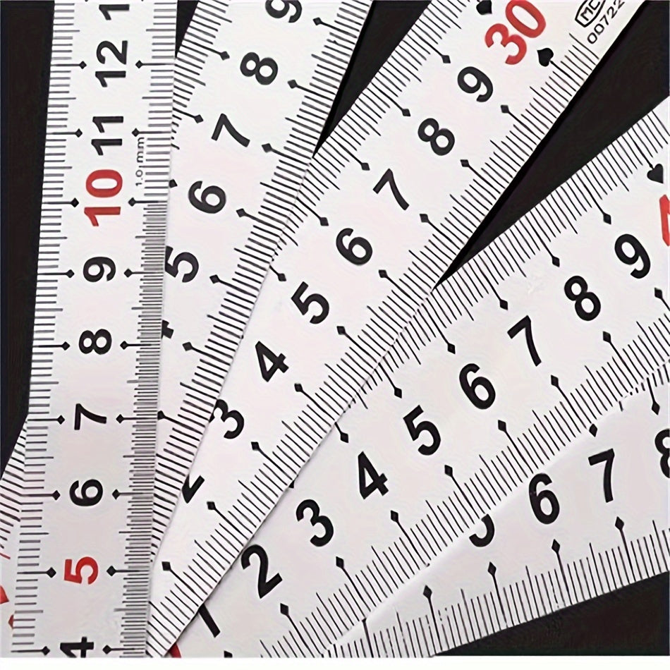 Aluminum 30cm x 50cm Straight Ruler Multi-purpose Measurement Tool for Craftsmen
