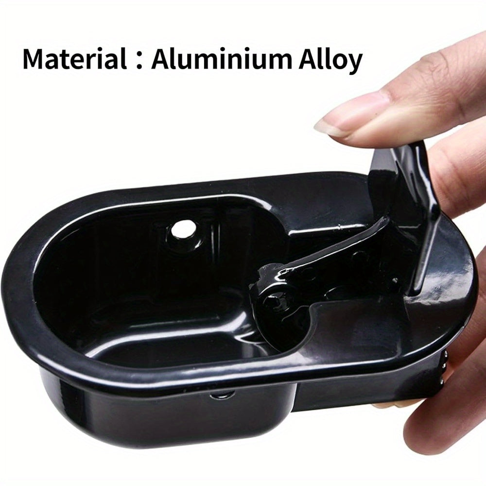 Две черные алюминиевые ручки для чехлов для диванов - не требуют электропитания, необходимая мебельная фурнитура.