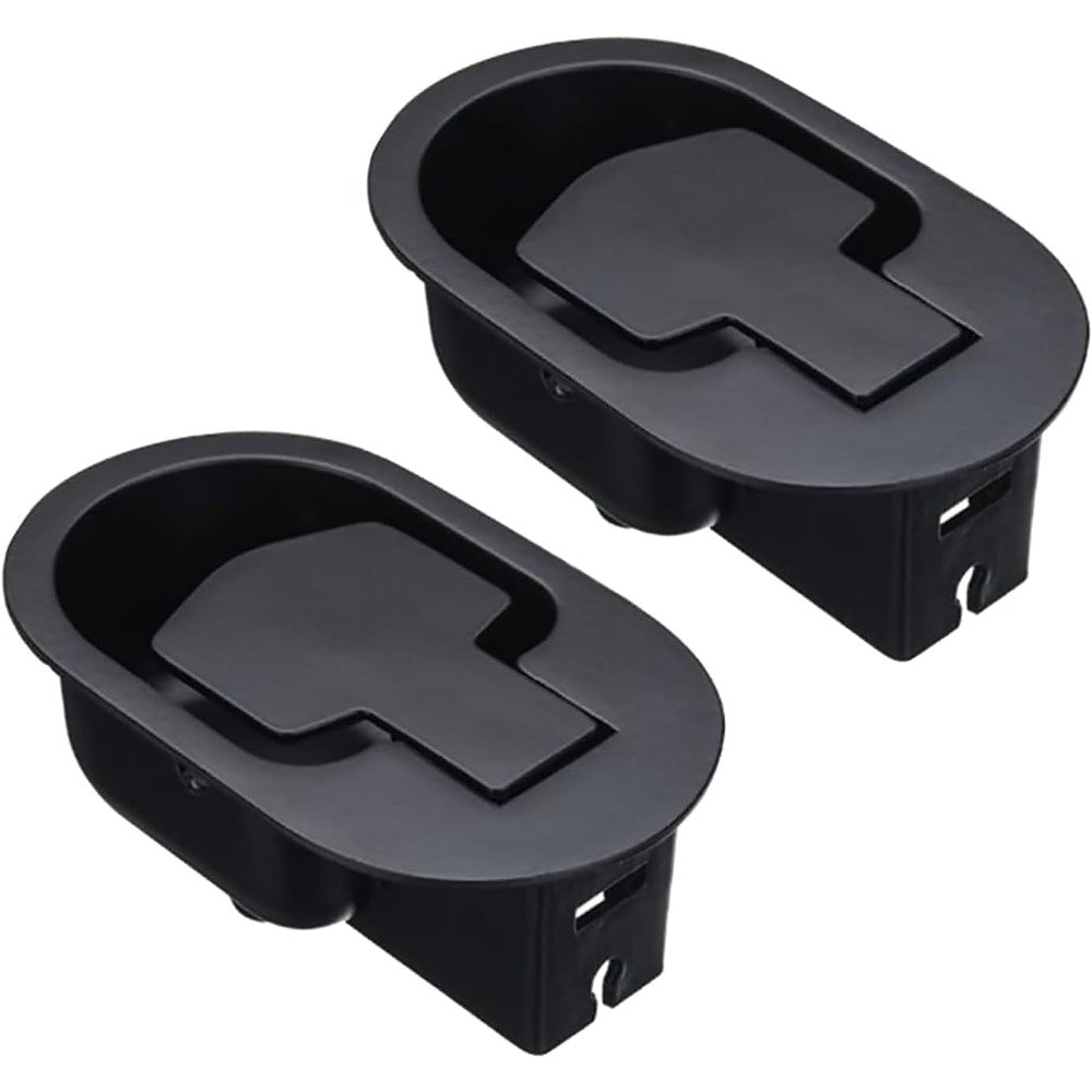 Две черные алюминиевые ручки для чехлов для диванов - не требуют электропитания, необходимая мебельная фурнитура.