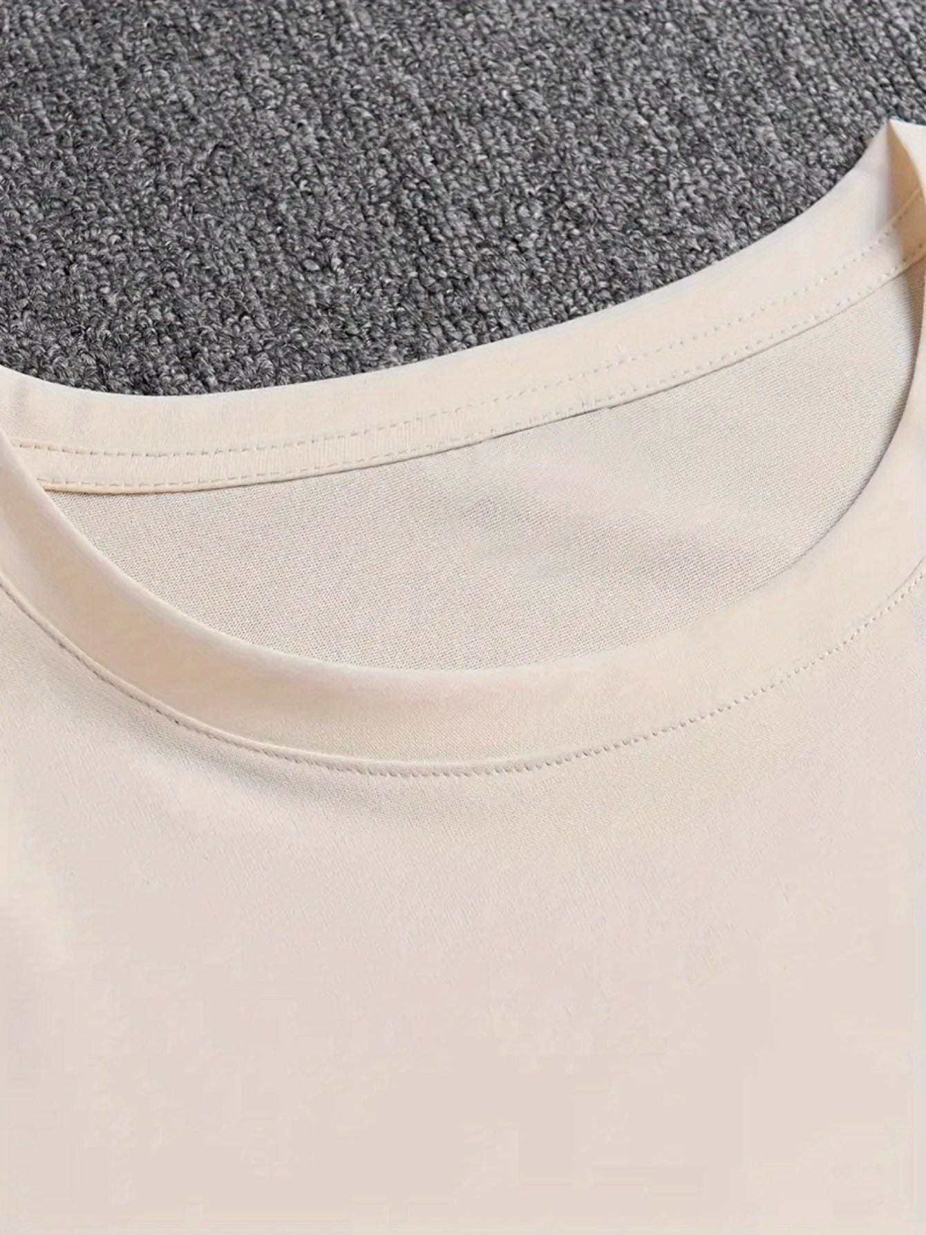 Men's Plus Size Casual Polyester T-Shirt with Graphic Print Short Sleeve Crew Neck