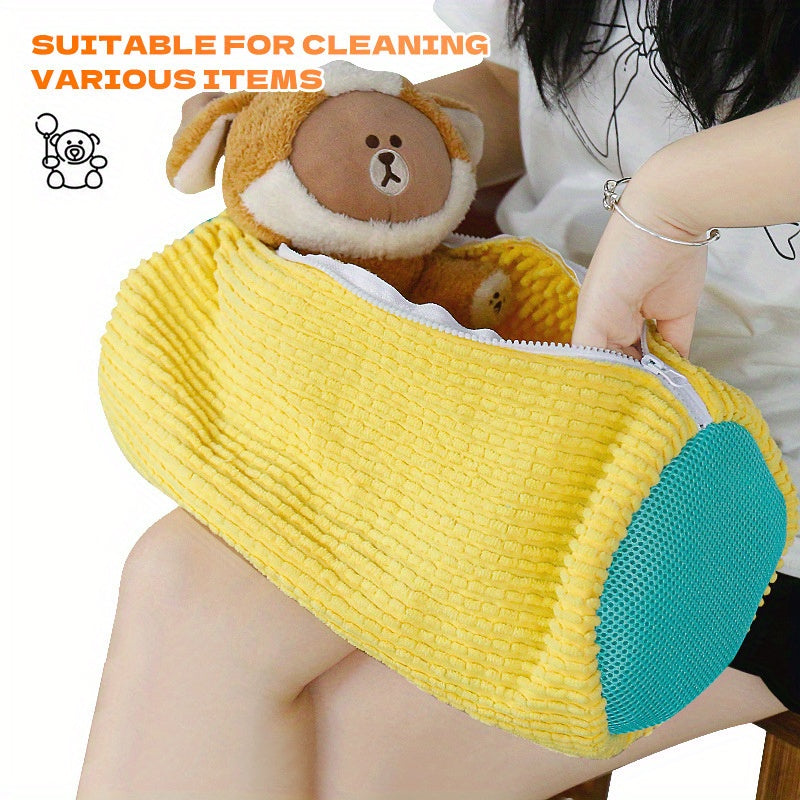 Bolsa de lavado para zapatos de poliéster con cremallera y correas elásticas para zapatos hasta la talla 45