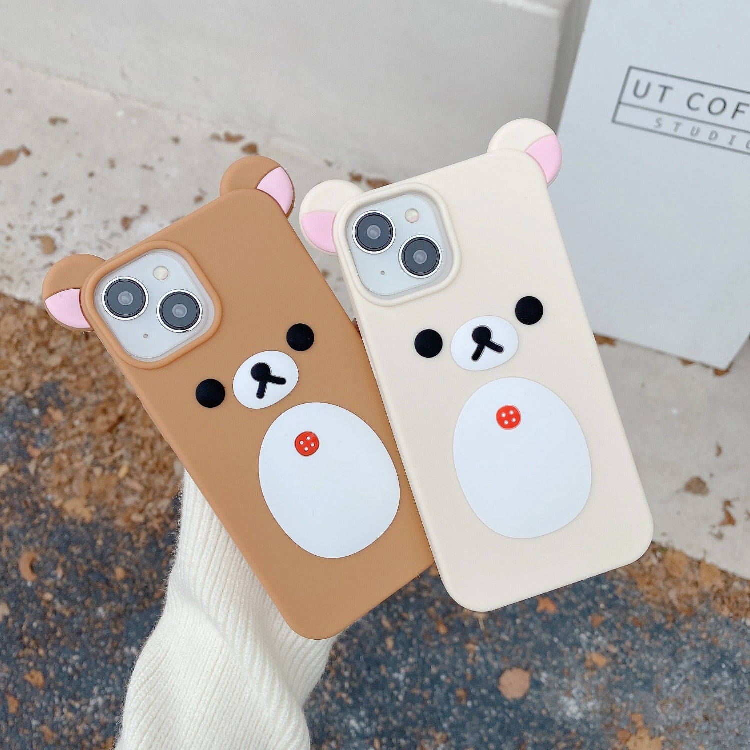 Silicone Phone Case for iPhone 11-16 Pro Max Cute and Durable