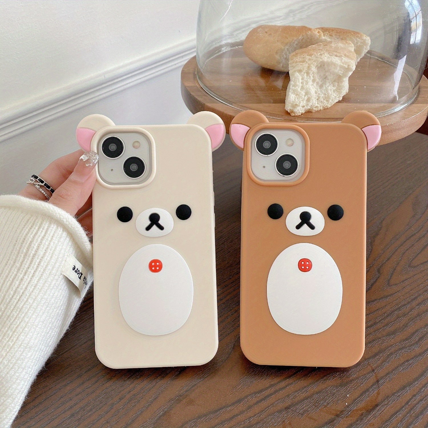 Silicone Phone Case for iPhone 11-16 Pro Max Cute and Durable