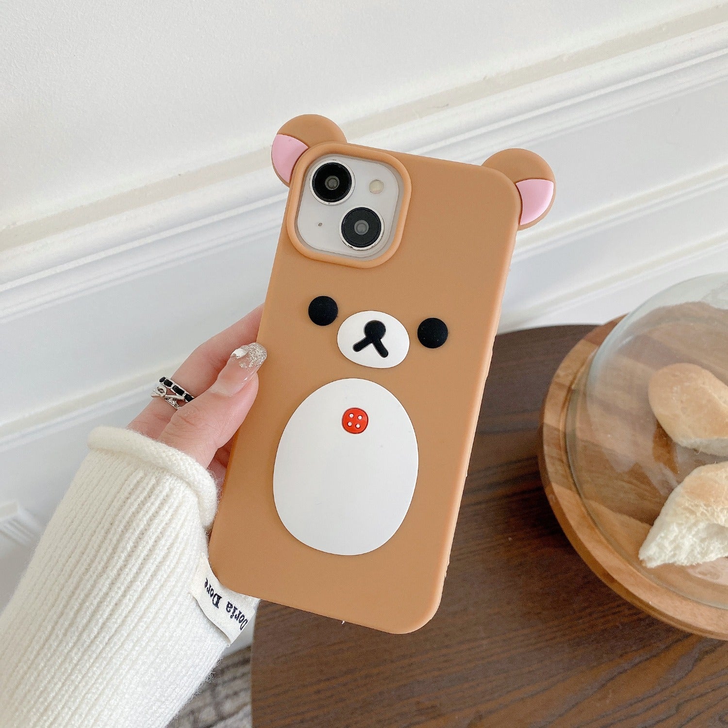 Silicone Phone Case for iPhone 11-16 Pro Max Cute and Durable