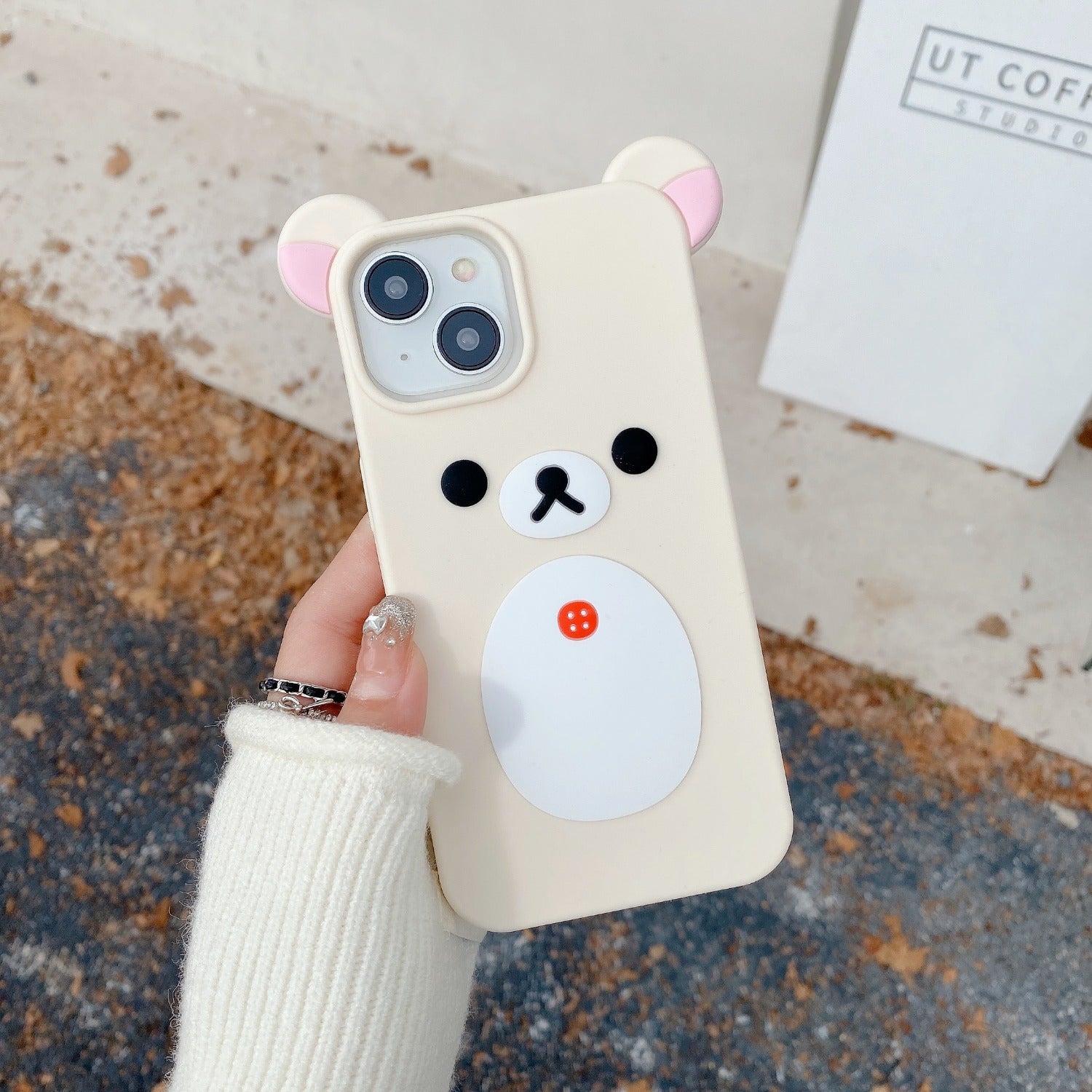 Silicone Phone Case for iPhone 11-16 Pro Max Cute and Durable