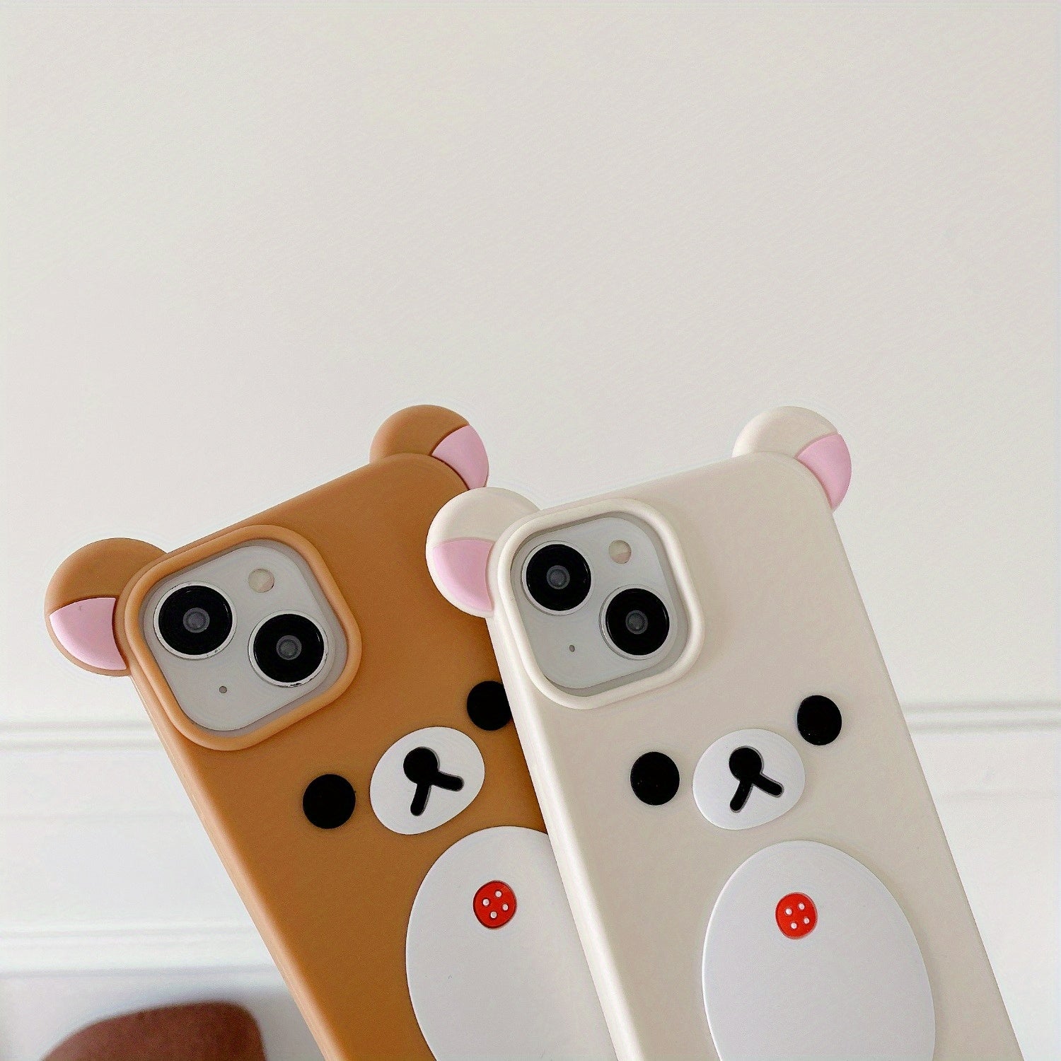 Silicone Phone Case for iPhone 11-16 Pro Max Cute and Durable