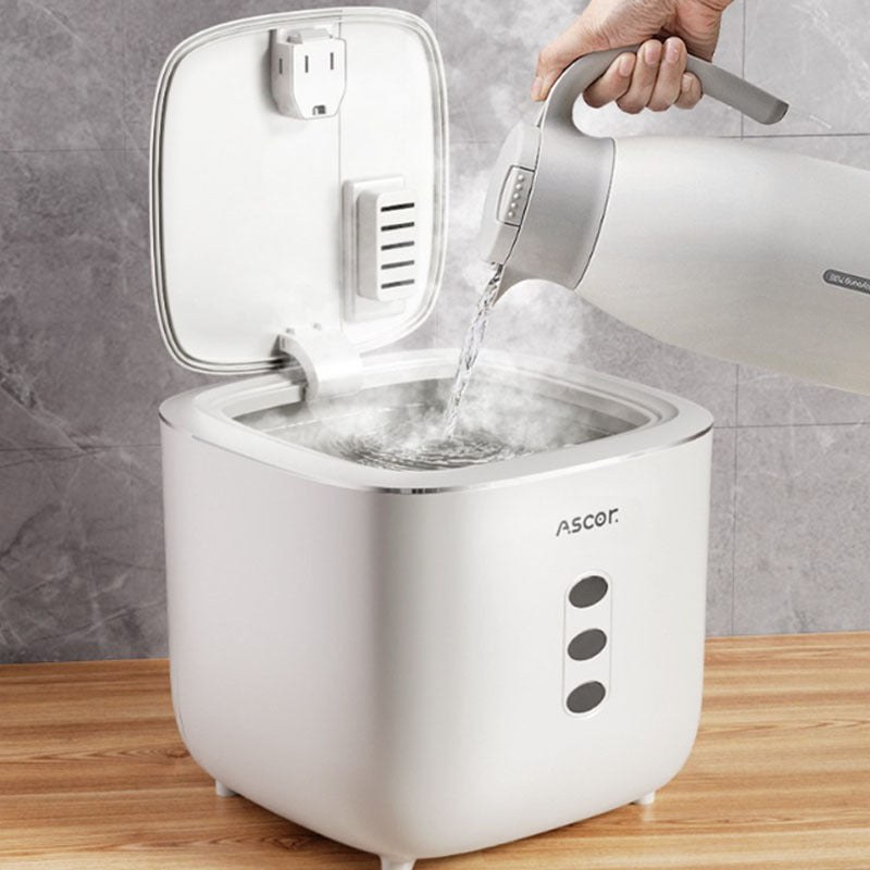 Insect-Proof Pet Food Container Square PP Non-Slip Base for Dry Food and Grains