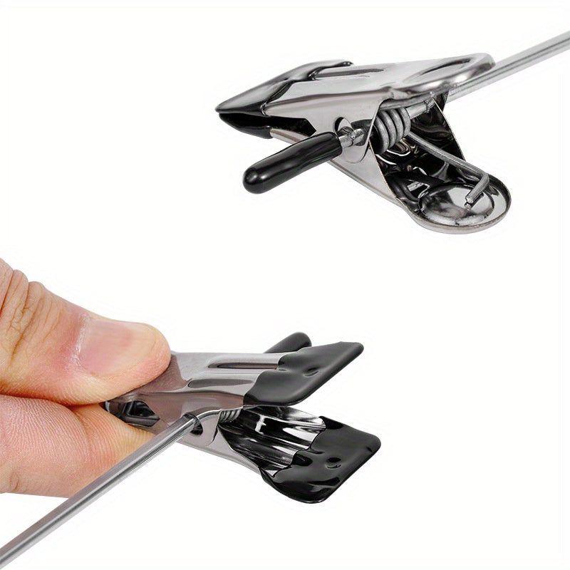 Metal Pants Hangers Pack of 5 Non-Slip Iron Clothing Organizers for Skirts and Trousers