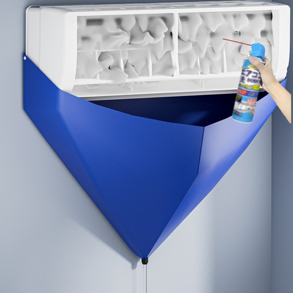 Universal Air Conditioner Cleaning Water Collection Bag with Adjustable Drainage Pipe