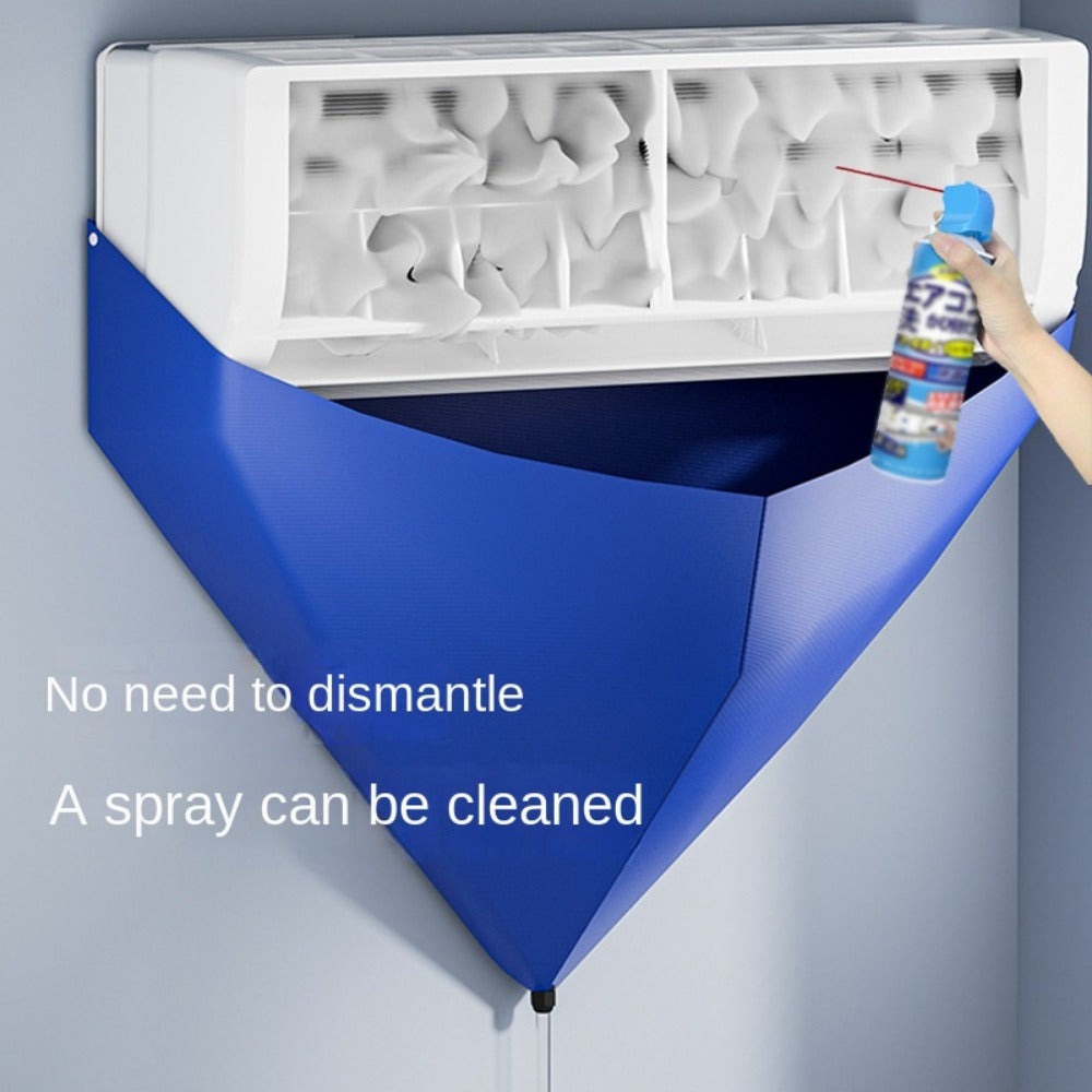 Universal Air Conditioner Cleaning Water Collection Bag with Adjustable Drainage Pipe