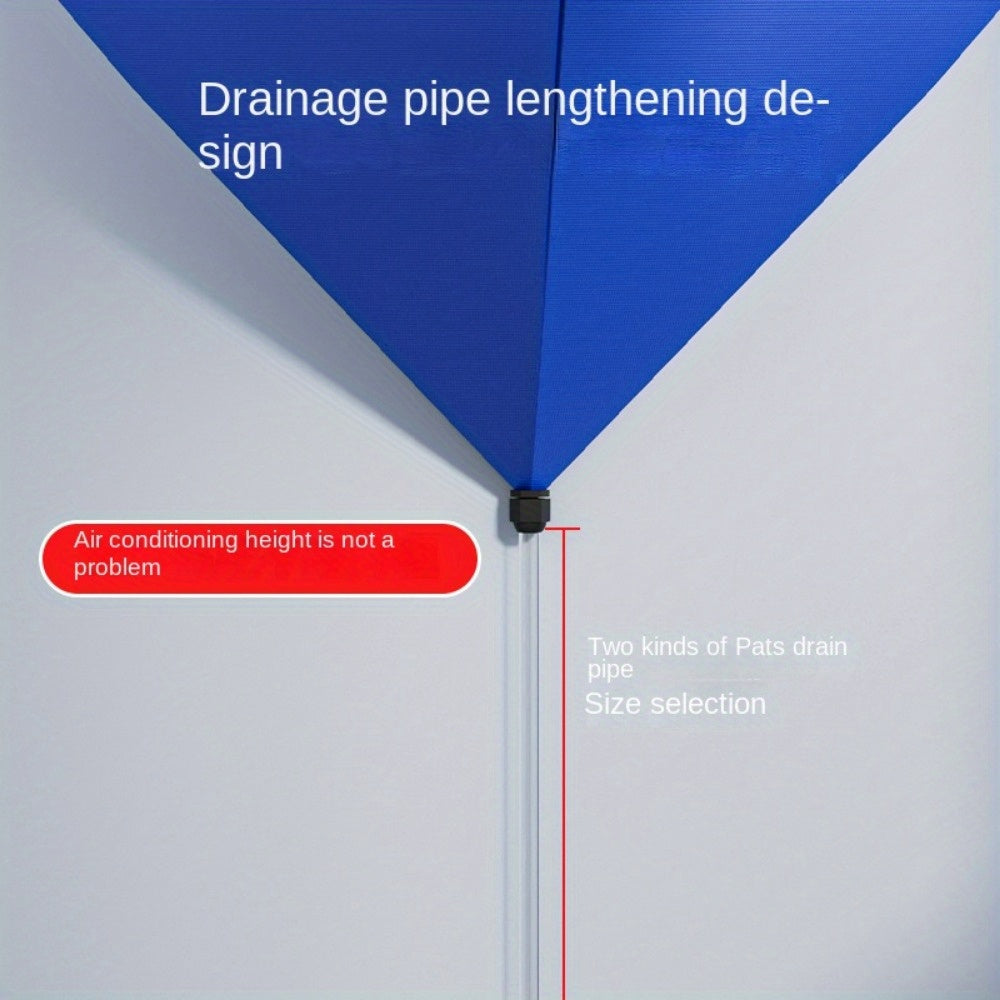 Universal Air Conditioner Cleaning Water Collection Bag with Adjustable Drainage Pipe