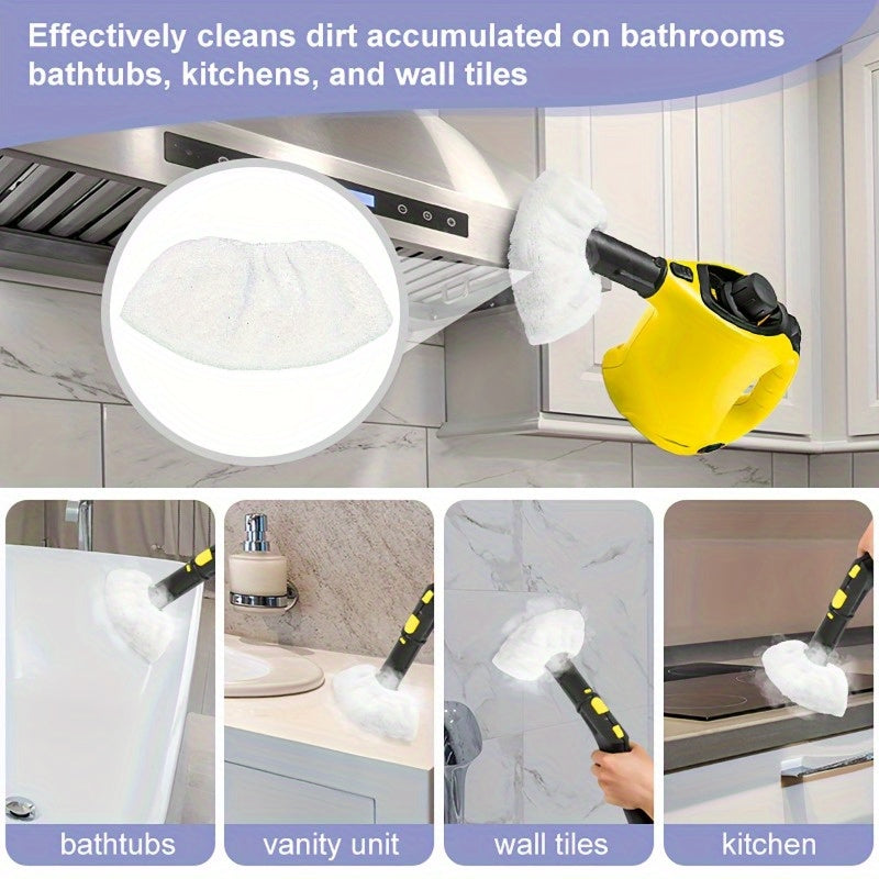 Steam Mop Replacement Pads and Cover Set for Tile and Floor Cleaning