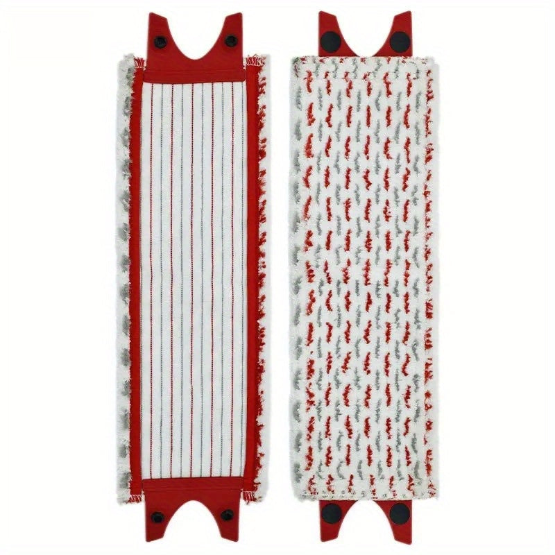 Ultramax XL tekis mopu boshligi, Vileda mikroto'qima almashtirish pad bilan, plastik va matodan tayyorlangan, uy va oshxonada pollarni tozalash uchun vakuumga oson ulanishi uchun qulay snap clamp dizayni.