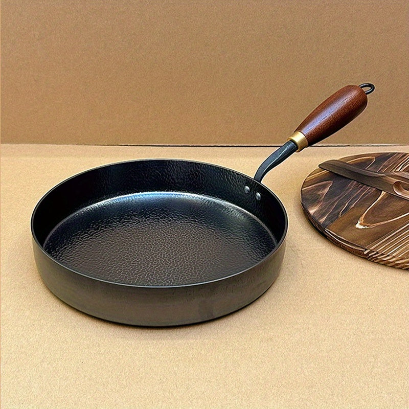 Cast Iron Skillet Set 1-Piece Non-Stick Frying Pan for Stovetop and Camping