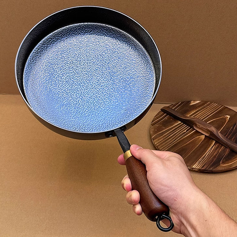 Cast Iron Skillet Set 1-Piece Non-Stick Frying Pan for Stovetop and Camping