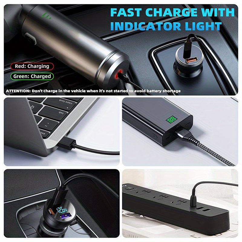 Yuqori quvvatli simsiz qo‘l cho‘ntakli changyutgich 16000Pa tortishish portativ 4-in-1