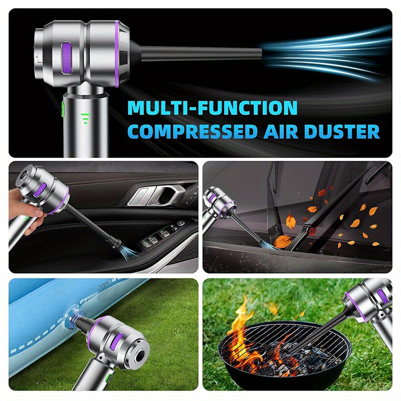 Yuqori quvvatli simsiz qo‘l cho‘ntakli changyutgich 16000Pa tortishish portativ 4-in-1