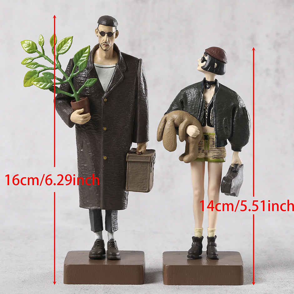 PVC Movie Character Action Figures 14-16cm Set of 2 Collectible Home Decor