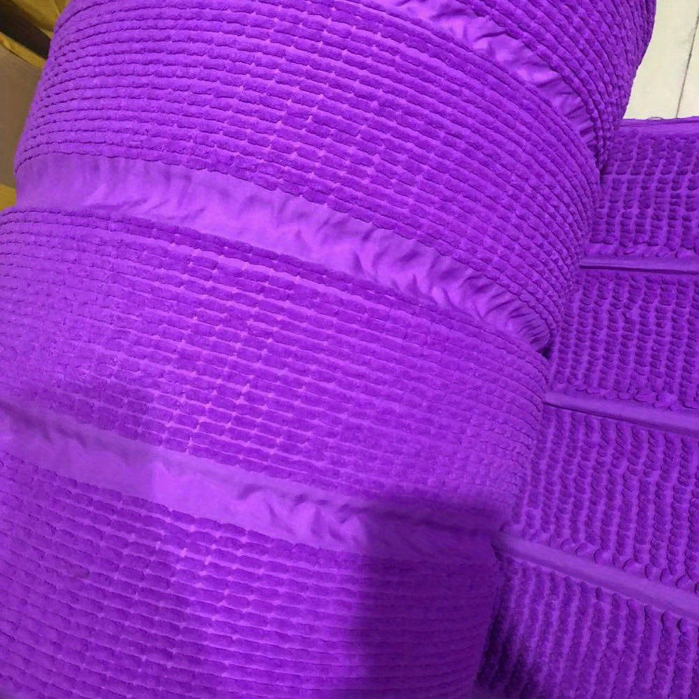 2 ta yumshoq qayta ishlatiladigan mopp poyabzal to'plami, mato poyabzal qoplamalari bilan, yuviladigan chang tozalash va tozalash poyabzallari uy pollari uchun