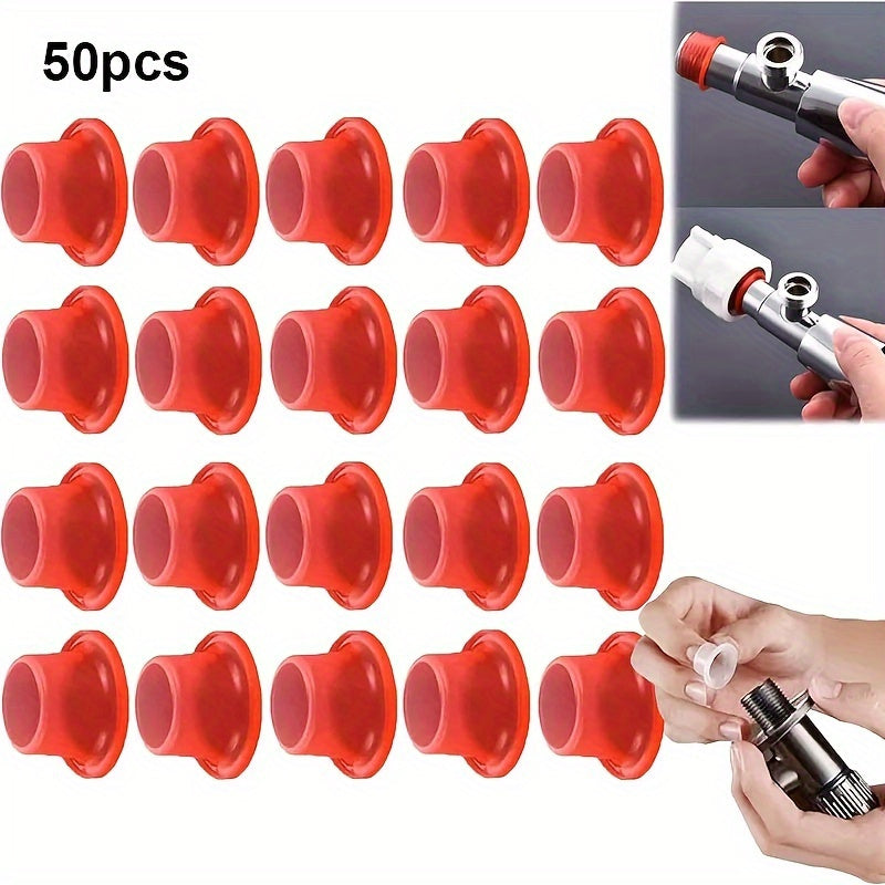 50 Pcs Silicone Sealing Gaskets Leakproof Durable for Plumbing Repairs