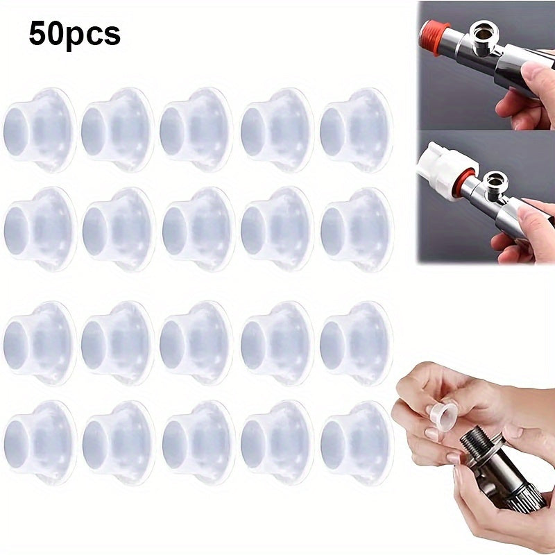 50 Pcs Silicone Sealing Gaskets Leakproof Durable for Plumbing Repairs