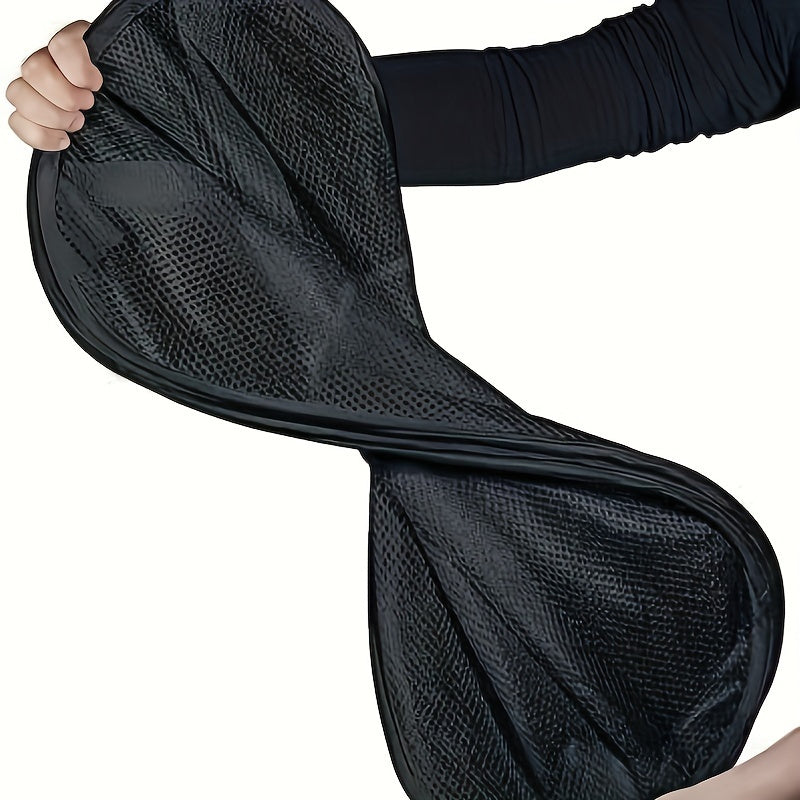 Foldable Mesh Laundry Baskets Set with Handles Collapsible Portable for Home Dorm Travel