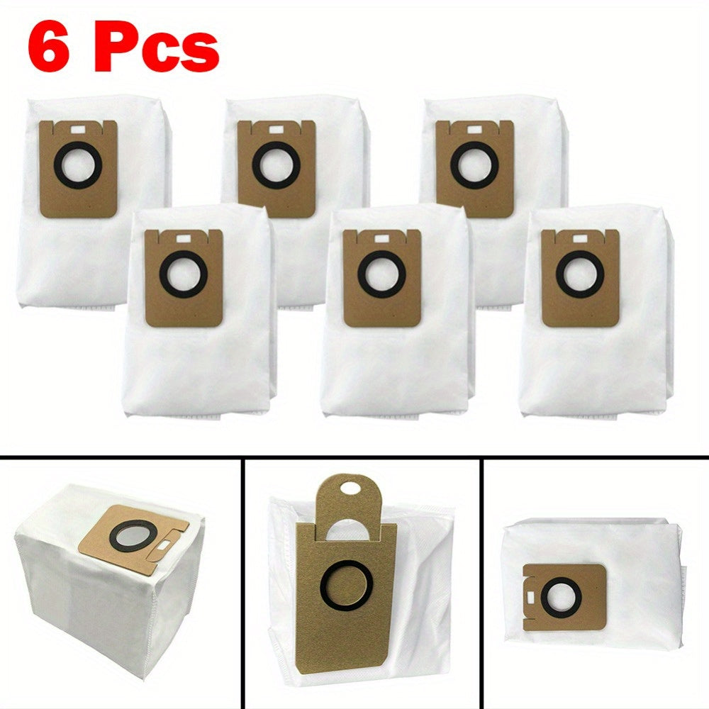 6-Pack Replacement Dust Bags for 3-in-1 Vacuum Cleaner, Plastic Collector Bags