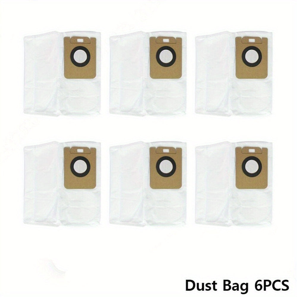 6-Pack Replacement Dust Bags for 3-in-1 Vacuum Cleaner, Plastic Collector Bags