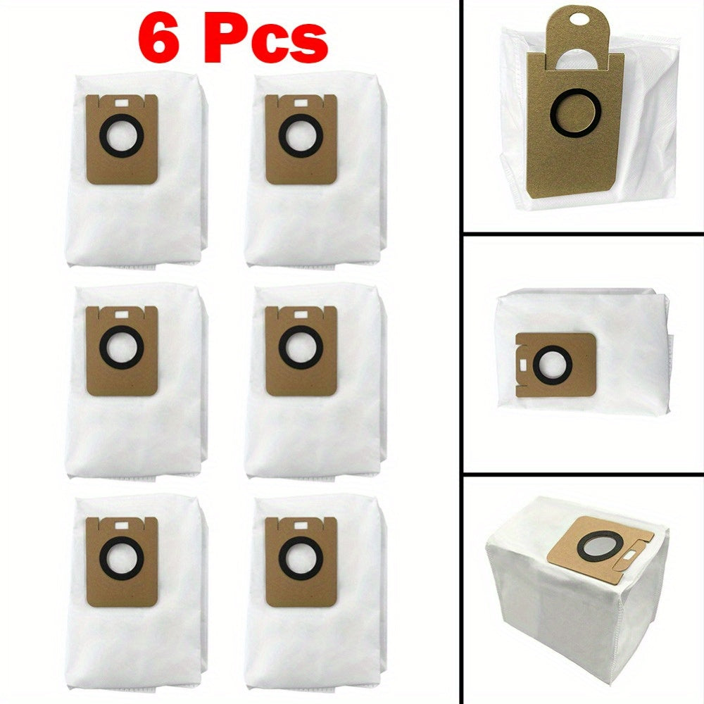 6-Pack Replacement Dust Bags for 3-in-1 Vacuum Cleaner, Plastic Collector Bags