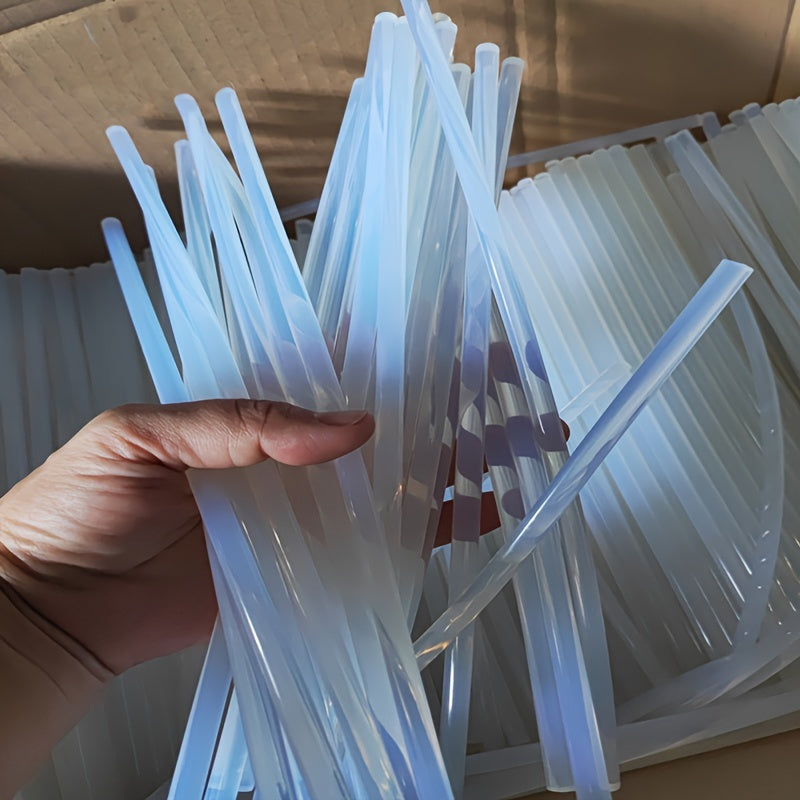 50 Pack White Hot Glue Sticks High Viscosity Strong Bond for Crafts and Repairs